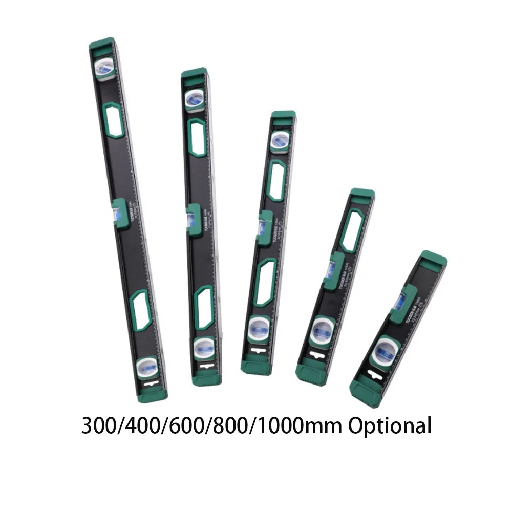30/40/60/80/100cm High-Precision Spirit Level, Magnetic Angle Meter, Aluminum Alloy Level Ruler, Protractor, 90-Degree Measuring