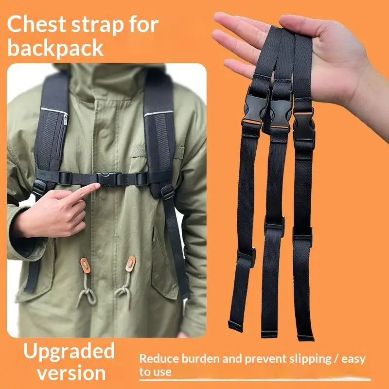 1Pc Anti-Slip Backpack Chest Strap Buckle, Shoulder Strap Fixing Belt Backpack Replacement Accessory