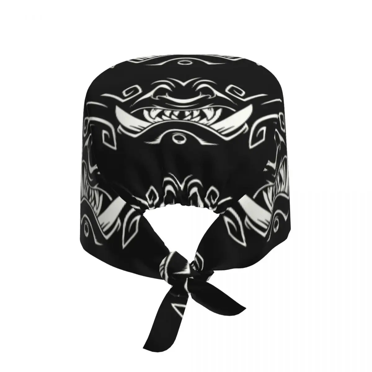 Adjustable Oni Japan Samurai Demon Working Hat Men Women Hanya Tattoo Surgical Hat Scrub Nursing Doctor Surgeon Cap for Chef