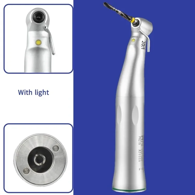 20:1dent al im plant single water spray dent al handpiece With button mini LED and generator handpiece