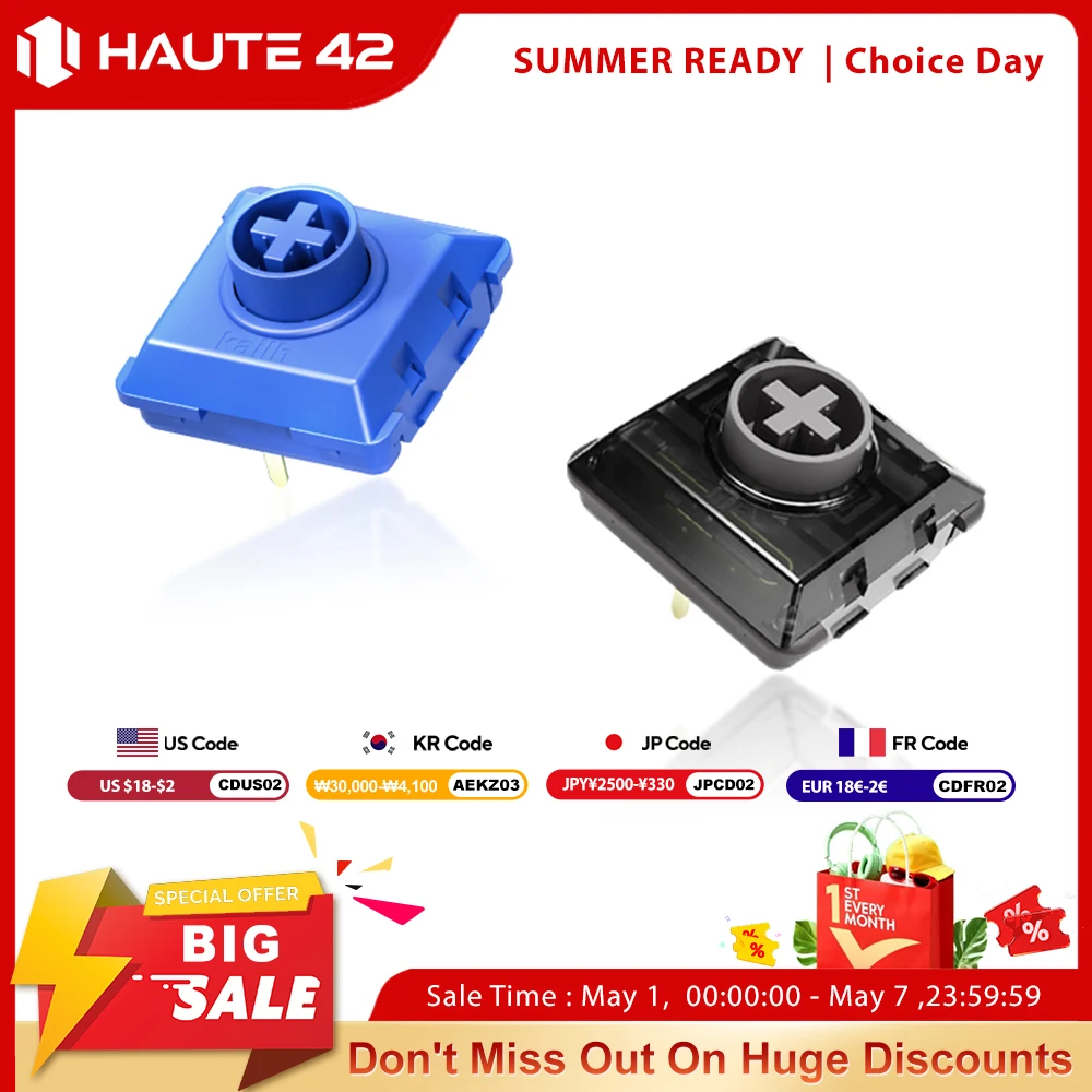 

Haute42 Kailh Custom Low Profile Shadow Hunting Wind Engine Switch For Leverless Hitbox Controller Mechanical Keyboard Switch