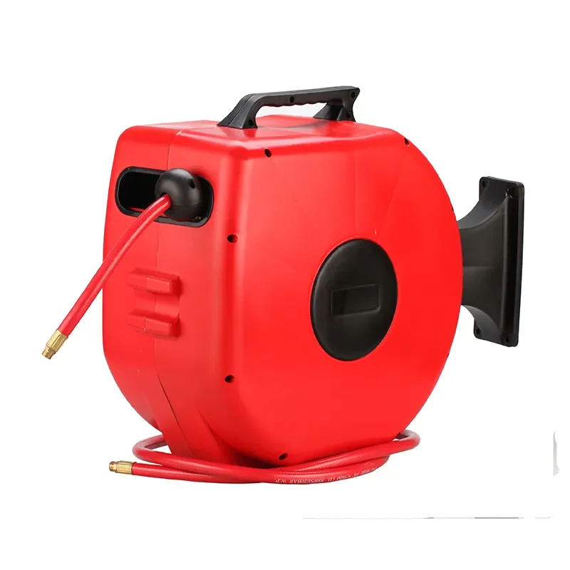 TRANRICH Retractablel Air Hose Reel  50 Ft Hybrid Hose 150PSI with Any Length Lock view 4