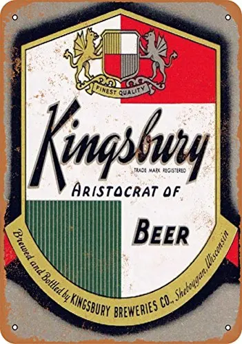 1pcs,Metal Sign - Kingsbury Beer - Vintage Look 2