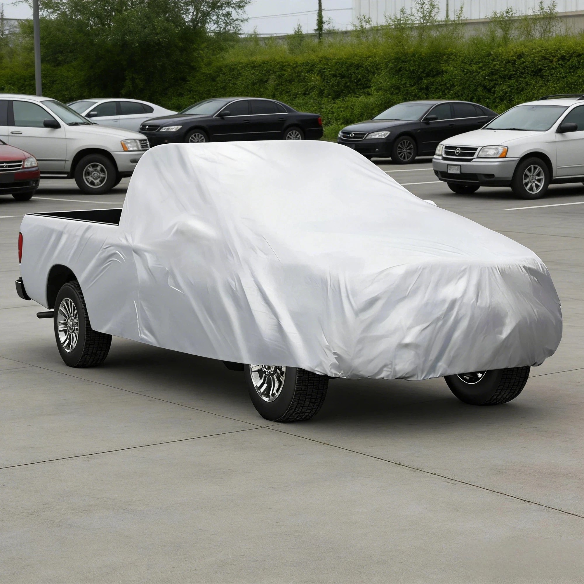 

UXCELL 6.5M 6.8M Waterproof Stormproof Pickup Truck Cover All-Weather UV Dust Snow Protection Outdoor Indoor Protector