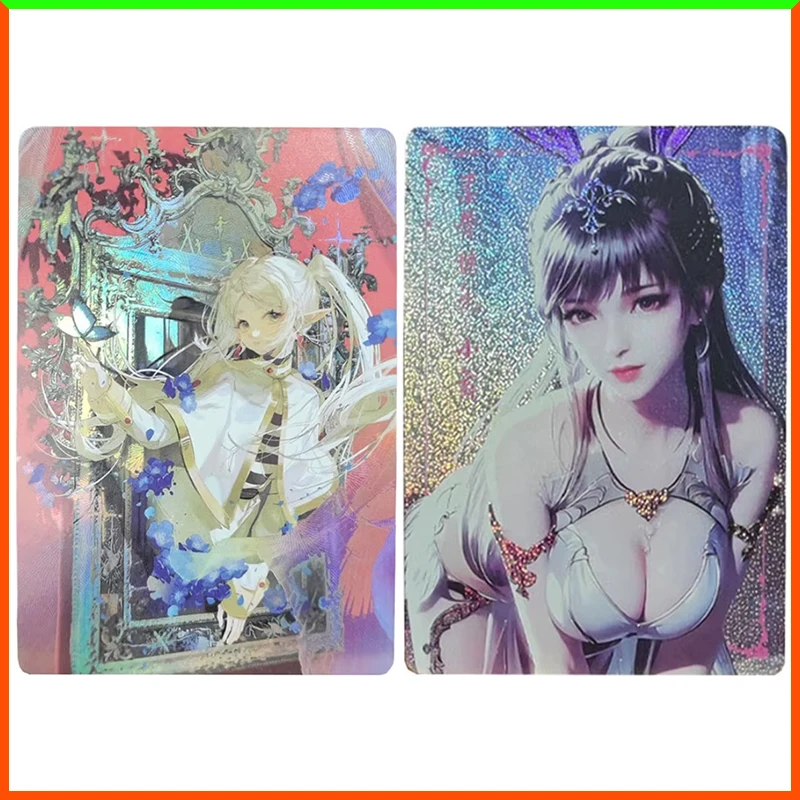 

Аниме История Богини DIY ACG Frieren Little Dance Настольная игра Преломление Коллекционные карты Игрушки для мальчиков Рождественский подарок на день рождения