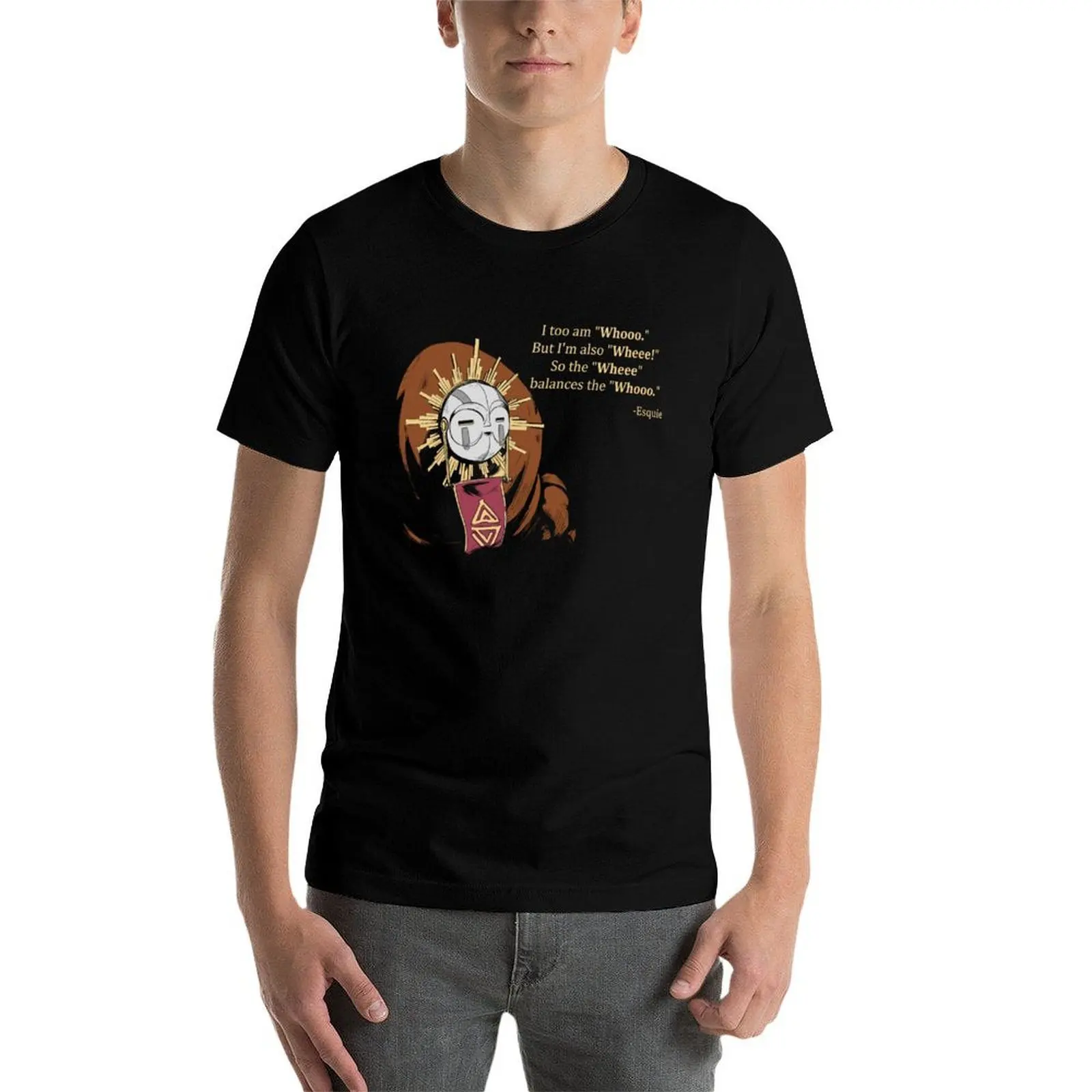 

Clair Obscur Expedition 33 Esquie Funny Quotes T-Shirt t shirts designer t shirts for man pack white T-Shirt