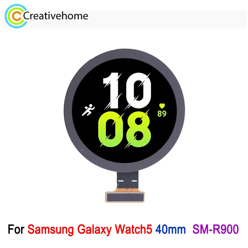 

1.2'' Super AMOLED Screen For Samsung Galaxy Watch5 40mm SM-R900 Watch Display Touch Screen and Digitizer Full Assembly Part