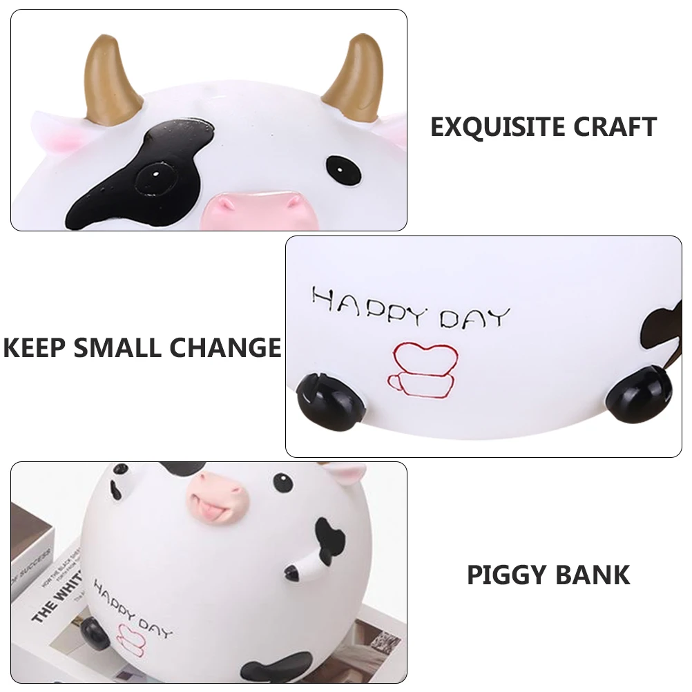 

Милый коровьи горшок, белая виниловая монета, деньги, новогодние подарки, экономия, банка для стола, детский подарок, домашний декор, копилка