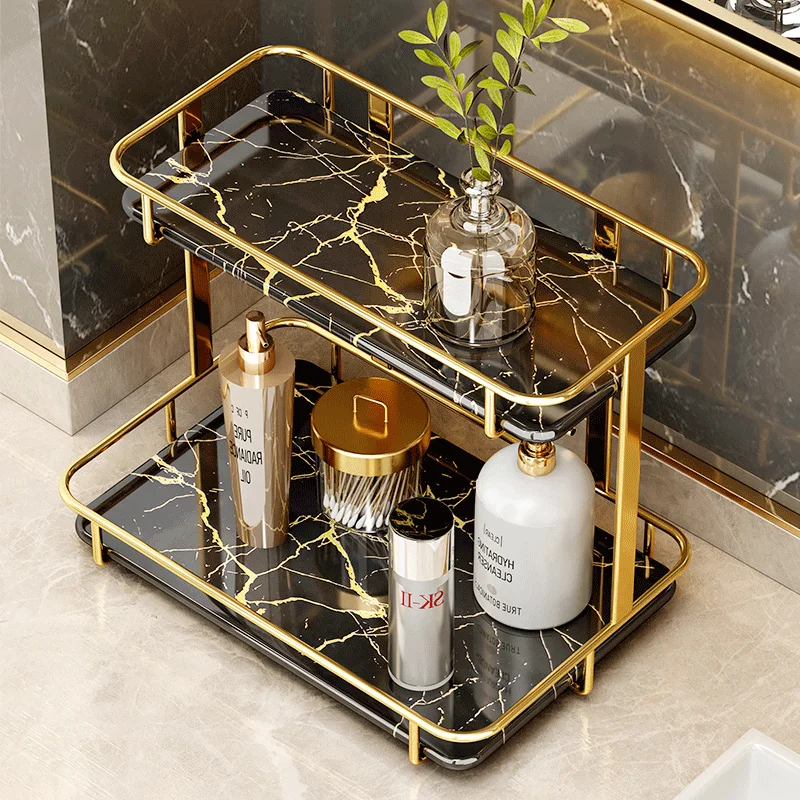 

Stainless steel toilet rack, cosmetics, light luxury countertops, bathroom washers, toilet supplies, storage shelves