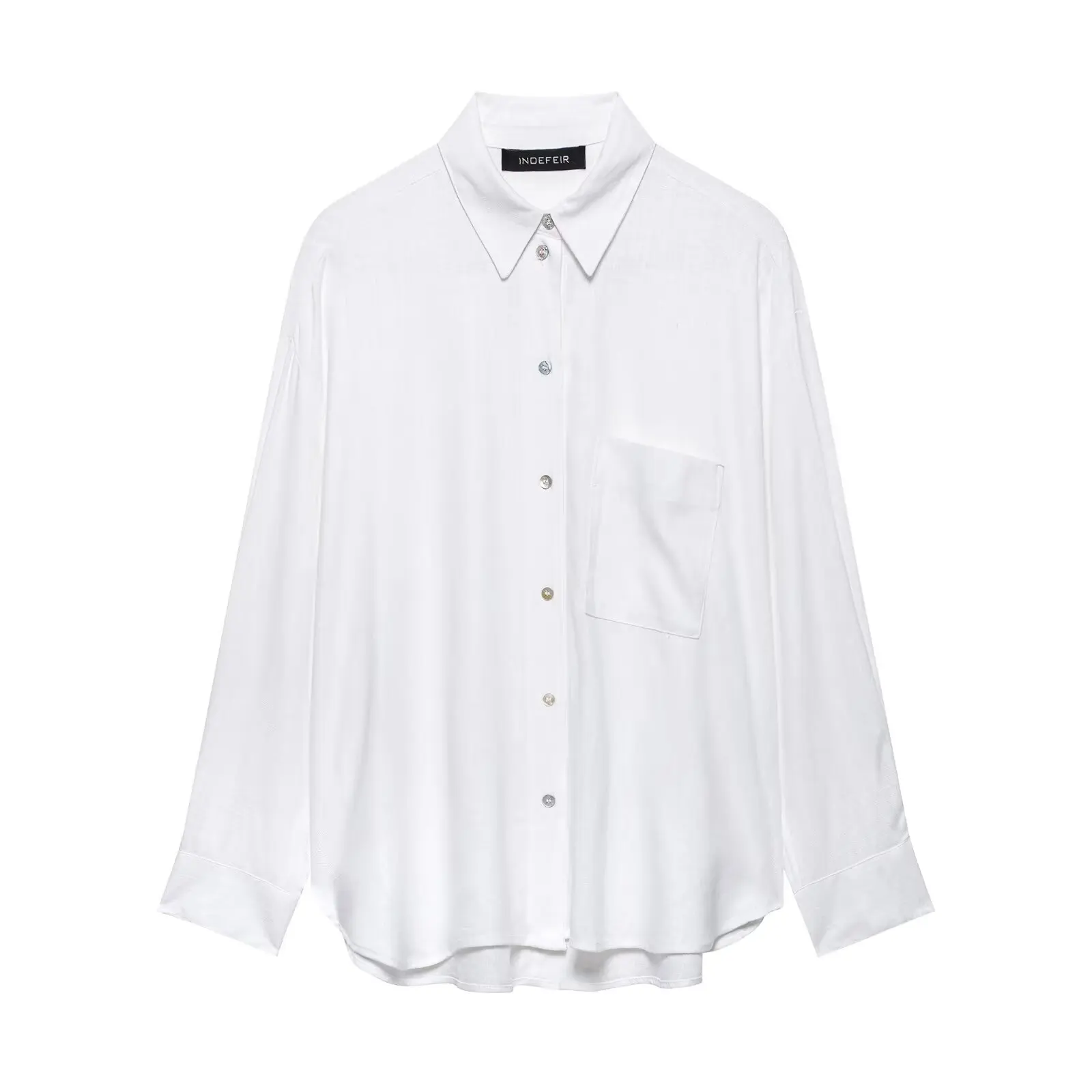 Willshela, camisa holgada de lino a la moda para mujer, cuello de solapa, manga larga, blusa informal elegante para mujer