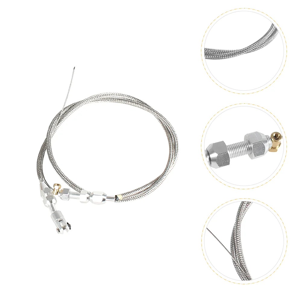 

Convenient Vehicle Throttle Cable Durable Stainless Steel Throttle Cable Compatible for 99-07 / Engine