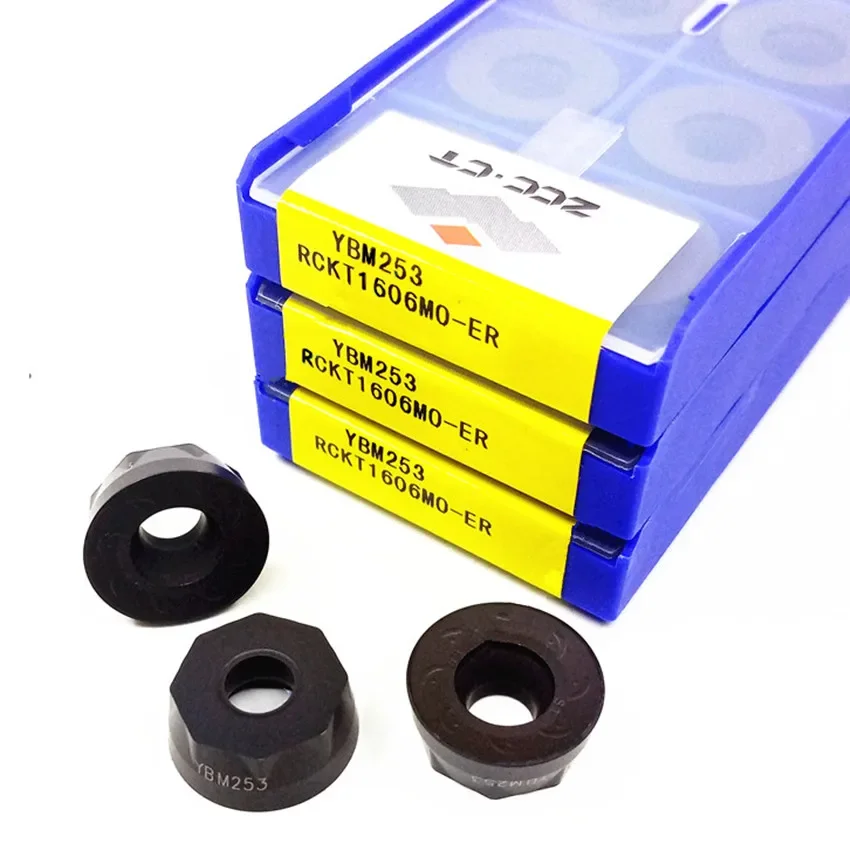 

RCKT1606MO-ER YBC302/RCKT1606MO-ER YBM253/RCKT1606MO-ER YBM351/RCKT1606MOX-ER YBM351 R8 ZCC.CT Твердосплавные пластины с ЧПУ 10 шт./кор.