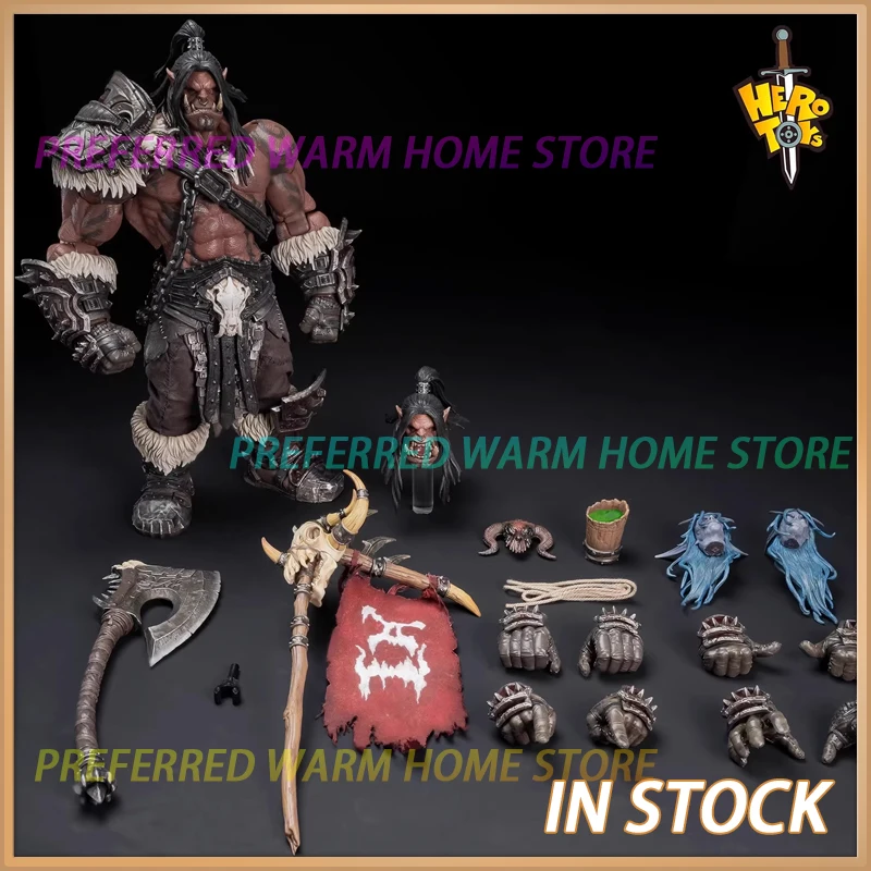 

In Stock HERO TOYS Grommash Hellscream Warcraft 1/10 Movable Model Collection Toys Metytoyz Orc Mannoroth