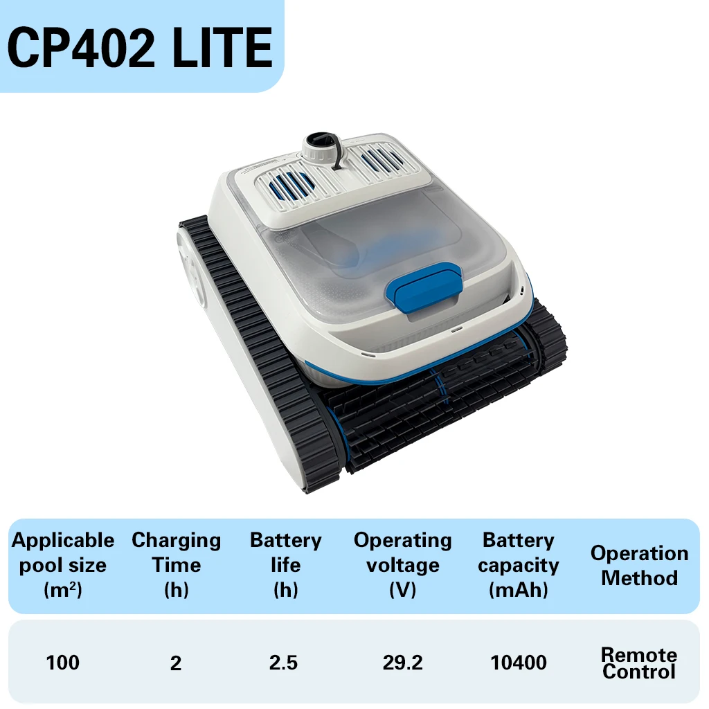 Wall Mounted Automatic Pool Cleaner Robot Heavy Suction Wall Climbing Vacuum Scrubber Tools Accessories Inground Above Pools