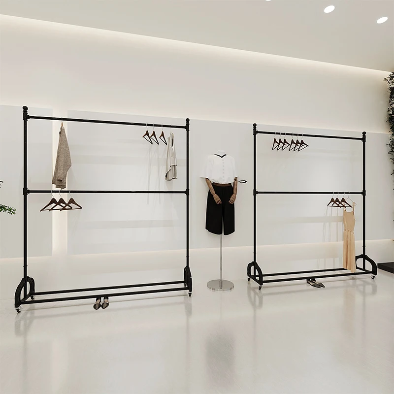 Black Balcony Coat Racks Minimalist Vintage Nordic Modern Coat Racks Bedroom Library Tendedero Ropa Plegable Home Furniture