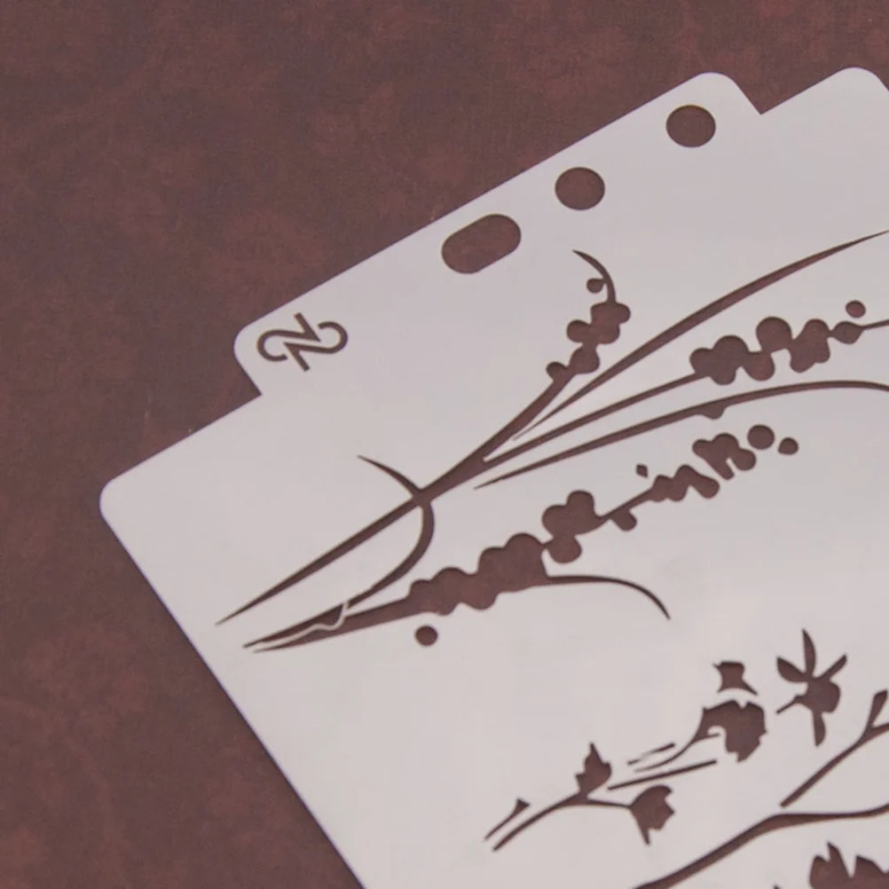 

Assorted Drawing Stencil Templates Plastic Reusable Hollow Art Painting Sheets for Scrapbooking DIY Craft Projects Waterproof