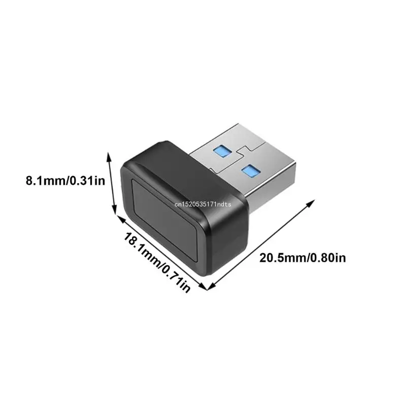 USB Fingerprint Key Reader Window Hello Fingerprint Reader Fast and Accurate Authentication 360 Degrees Detection Dropship