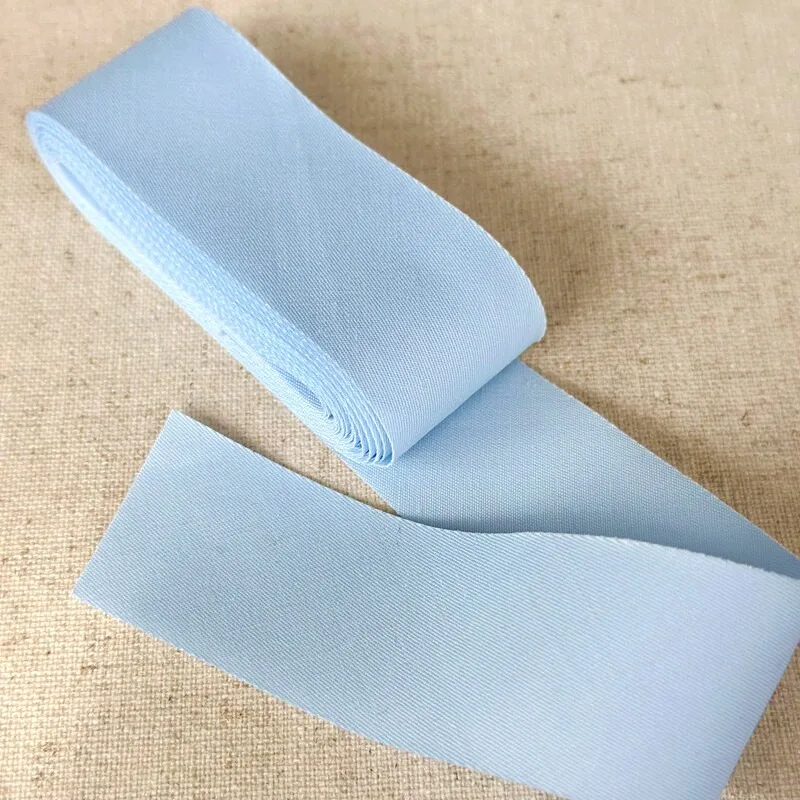 100% Gekämmtes Baumwoll-Schrägband Mittlere Dicke Geflochtenes Band für Leinenkleidung Bettwäsche Kissen DIY Nähzubehör – Detail 4