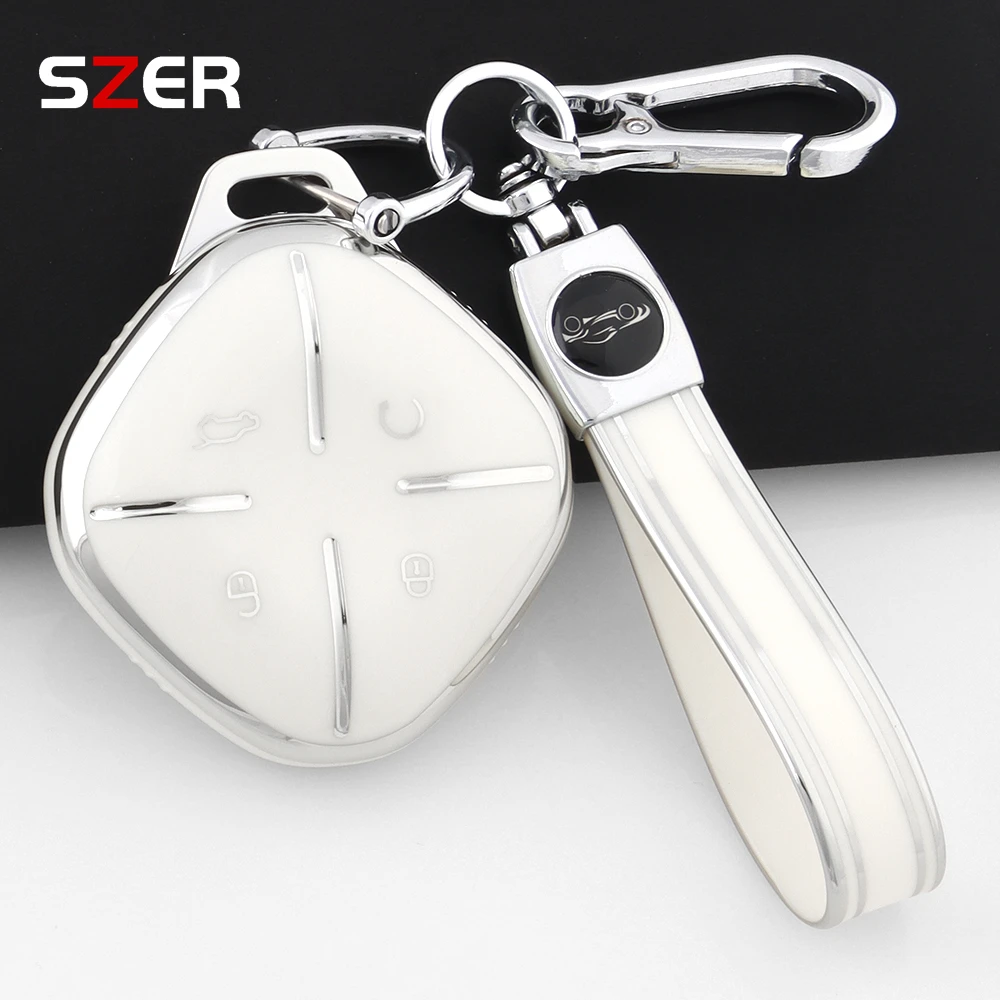 

Для Chery Jetour DASHING X-1 Plus DTC 2022 2023, модный чехол из ТПУ для ключей от автомобиля, защитный чехол для удаленного ключа, брелок, аксессуары