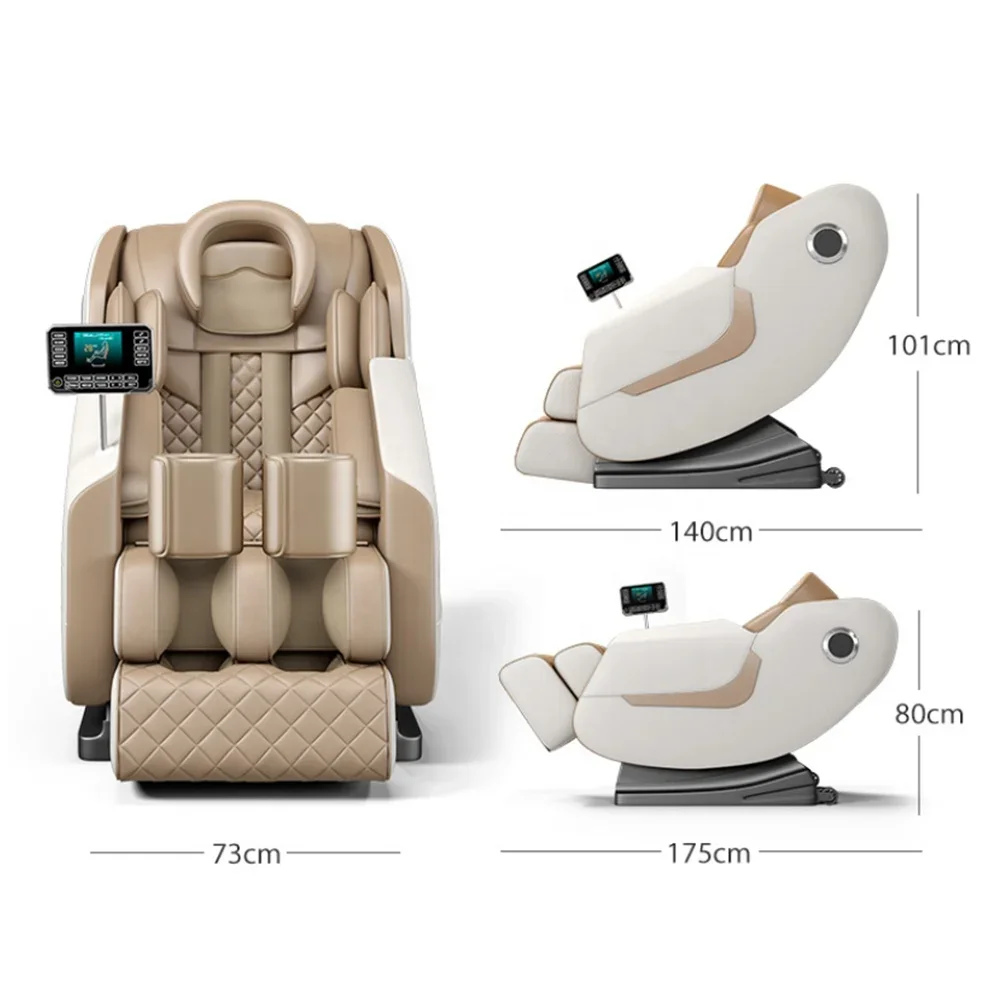 Luxury Shiatsu Zero Gravity Massager Chair SL Track 4D Body Massager Chair Touch Massage Chair