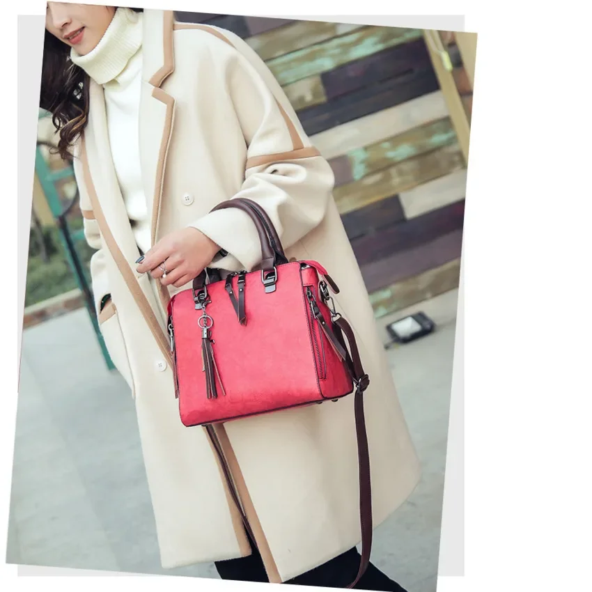 Fashion Women\'s Shoulder Bag Messenger Single Leisure Leather Handbags Crossbody Bags Bolsos Mujer Bolsa Designer Bags Luxury