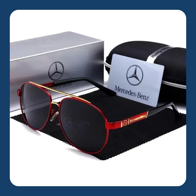 

High luxury men driving polarized sunglasses, brand luxury design anti glare, men and women Driver goggles For Mercedes