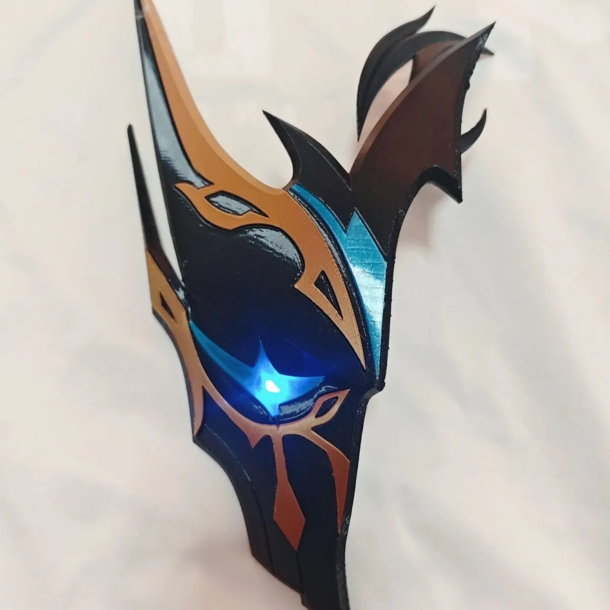 Genshin Impact Mask Cosplay Game Anime Pierro Jester  Masks Halloween Carnival Dress Up Party Costume Props Gifts