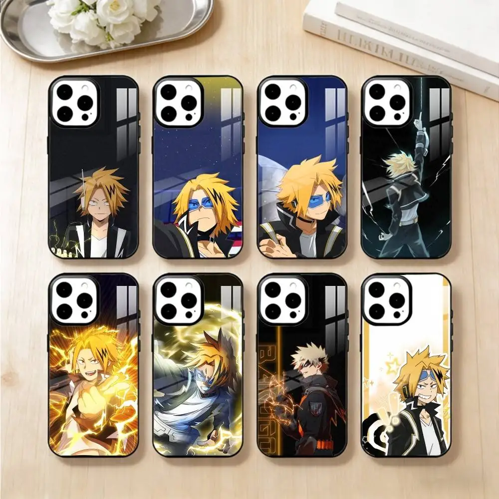 

My Hero Academia Kaminari Denki Phone Case For iPhone17,16,15,14,13 Plus,Pro Max Magnetic For Magsafe Wireless Charging