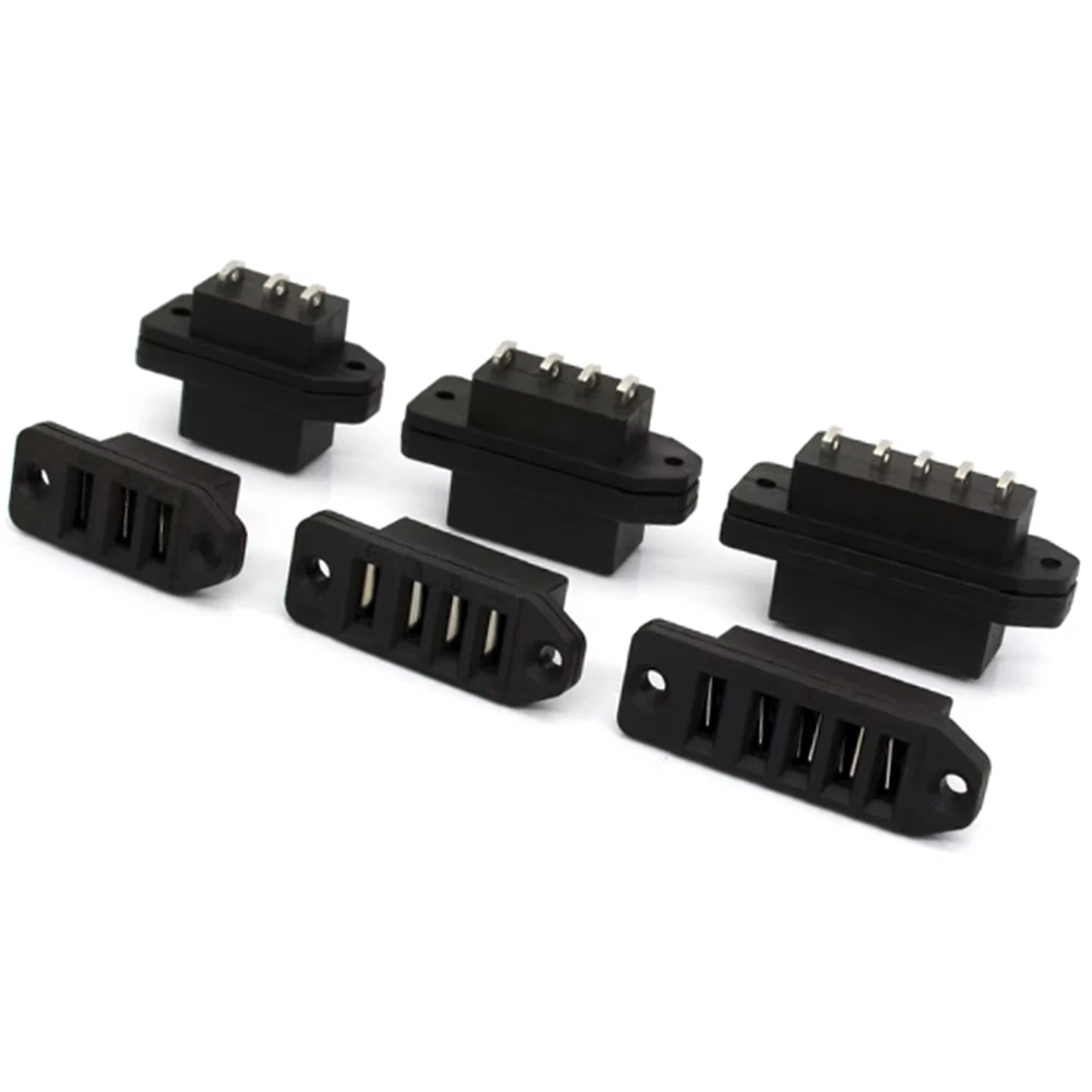 

30A High Current Lithium Battery Connector, New Energy Skateboard Electric Vehicle Charging Male and Female Socket Blade Plug