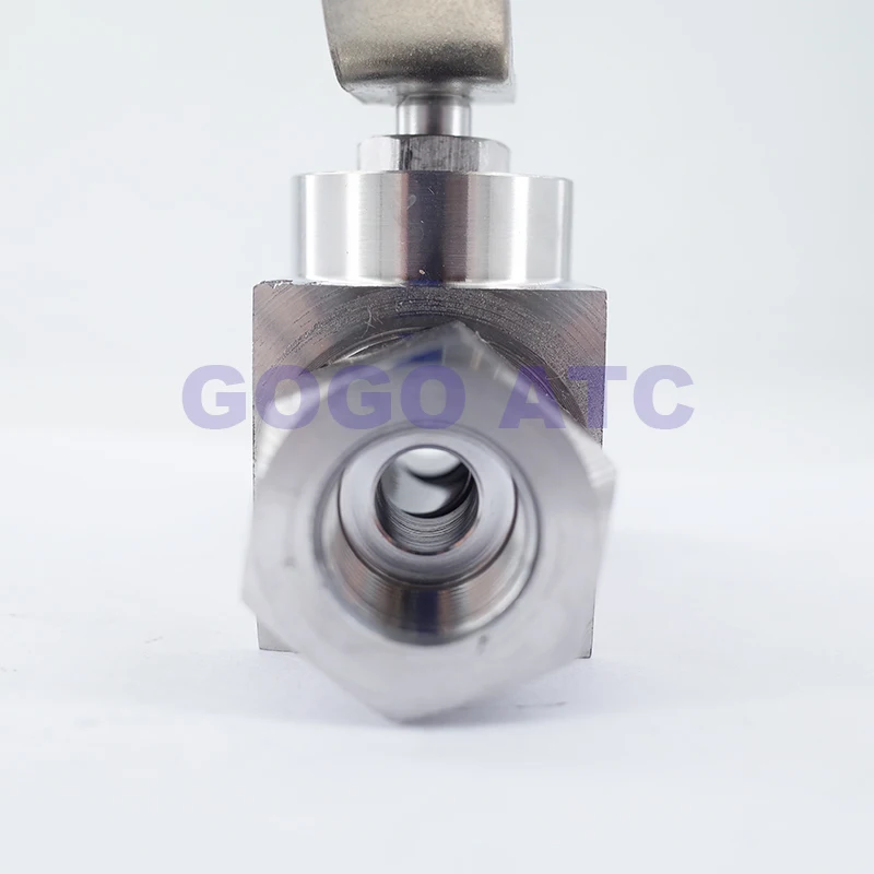 High Pressure 200bar Ball Valve Stainless Steel SS304 Female 1/4 3/8 1/2 3/4 1 Inch BSPP 2 Way Small Water Air Oil Valve Q11F