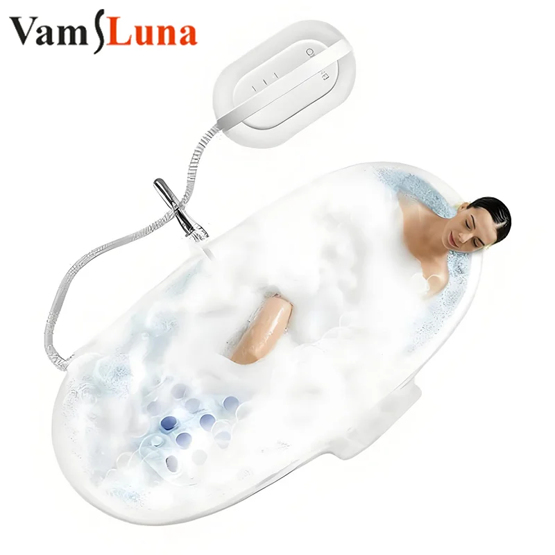 

Электрический массажный коврик с пузырьками для ванны, спа с функцией нагрева, беспроводной пульт дистанционного управления, многоскоростная интенсивность, домашнее использование