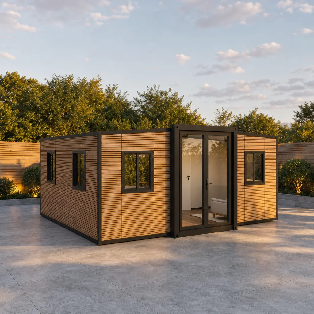 Container Homes Greece Expandable Folding Container House Pre-engineered Steel Structure Modular Mobile Living Pod House