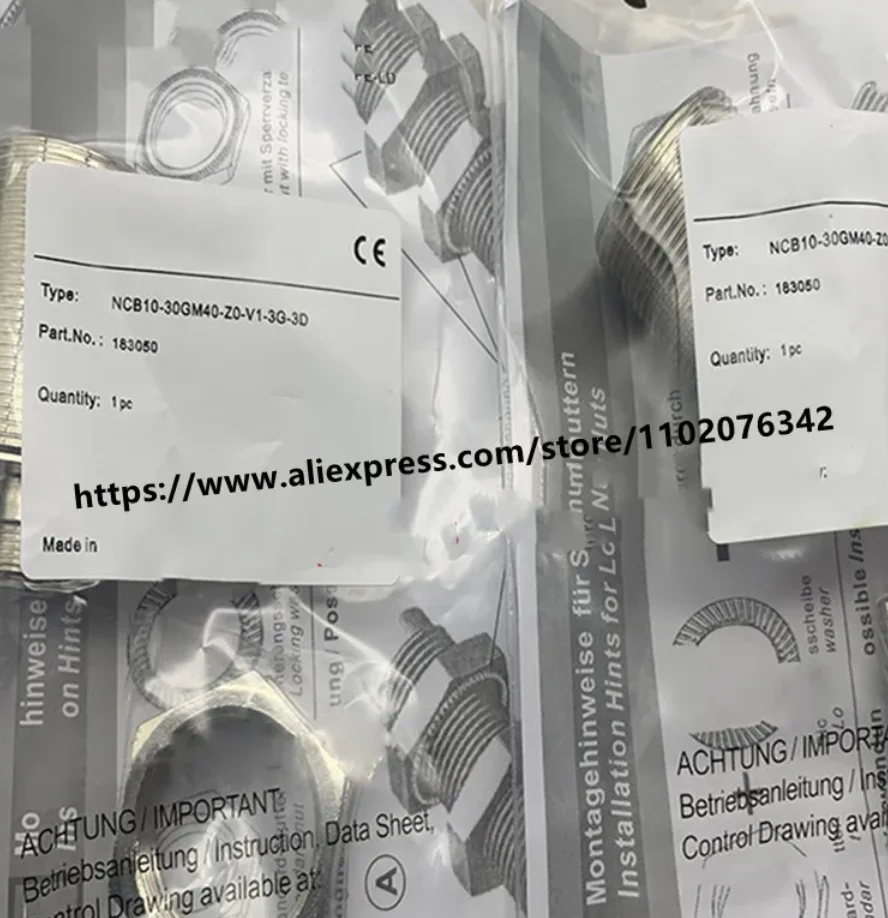

3PCS New NCB10-30GM40-NO-V1 Proximity switch
