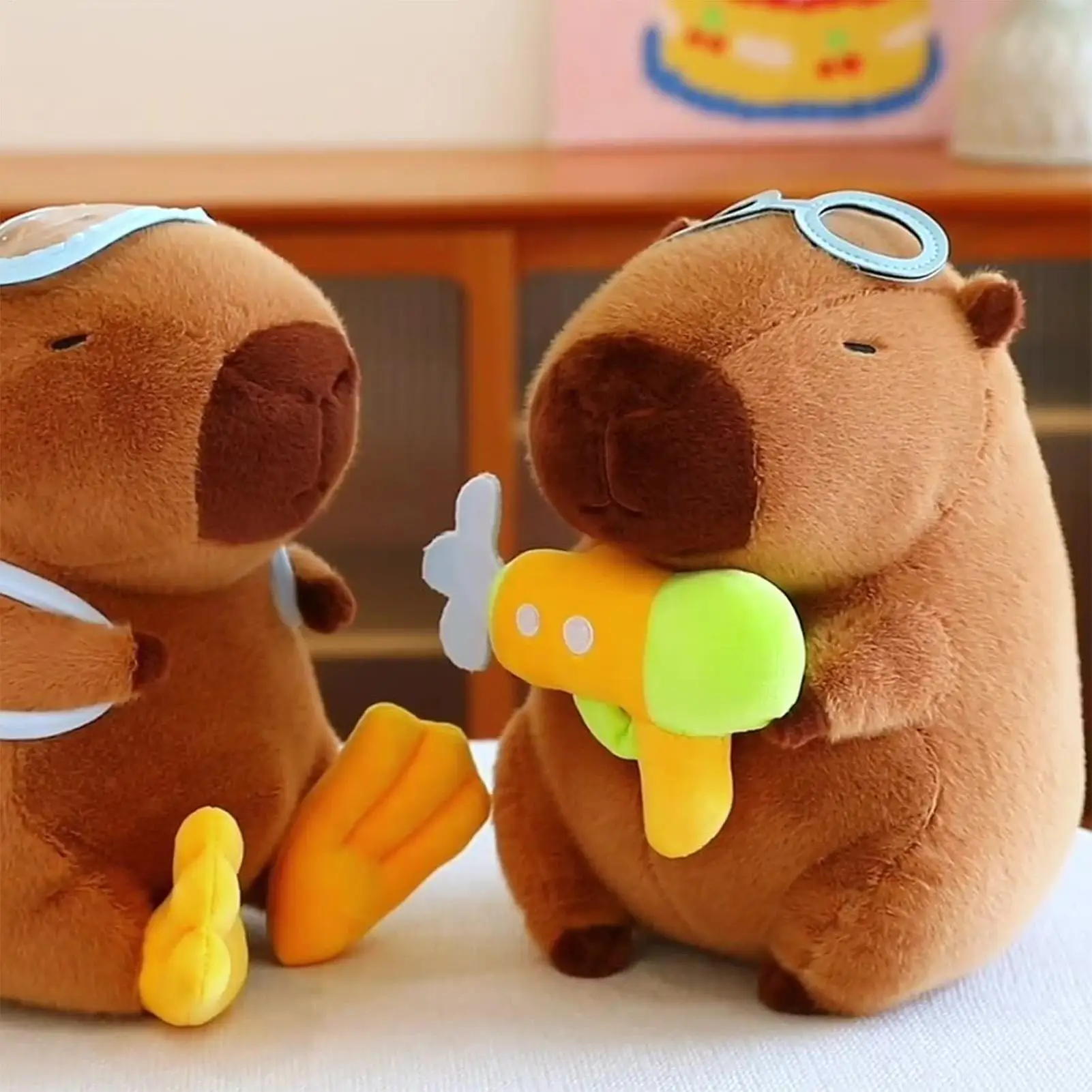 

Stuffed Capybara Soft Stuffed Capybara For Kids Soft Portable Toy With Swimwear Outfit For Babies Kids Adults Christmas Gift