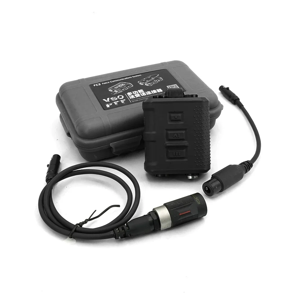 NONE 2024 Neues AMP-Headset Volldigital Dual DPS Taktisches FMA-Headset Kommunikationsgeräuschunterdrückung mit V60 PTT Combo Taktisches Headset 9