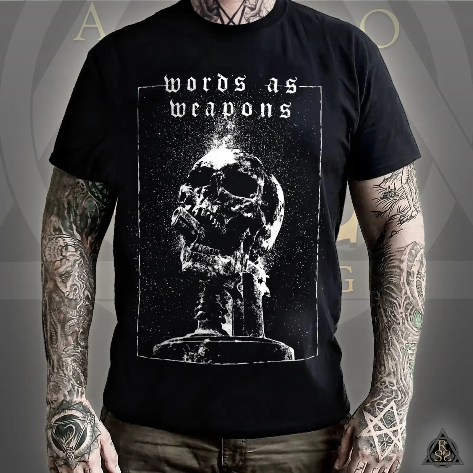 Words As Weapons T Shirt Alternative Counter Culture Gothic Clothing vintage Washed Breathable Comfortable Casual fashion