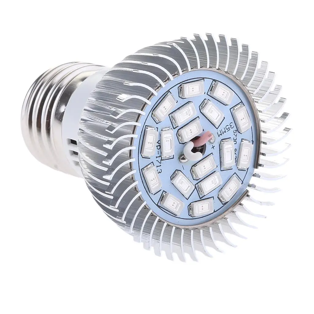 

Plant Grow Light Bulb Full Spectrum LED Lighting E27 Aluminium Alloy Growth Lamp for Indoor Potted Plants and Flowers