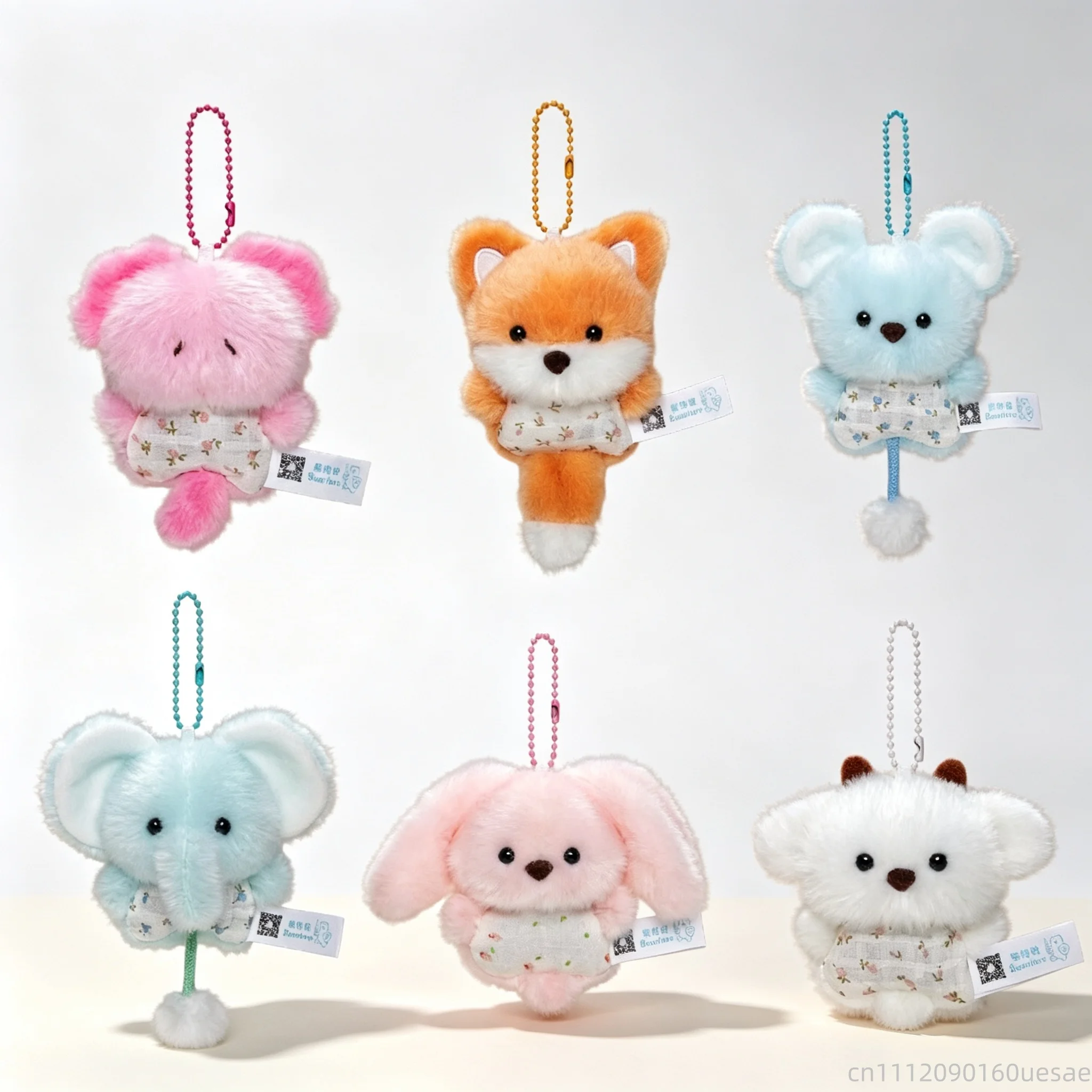 Kids Toys Elephant - Gantungan Kunci Boneka Hewan Mini 9-11cm,