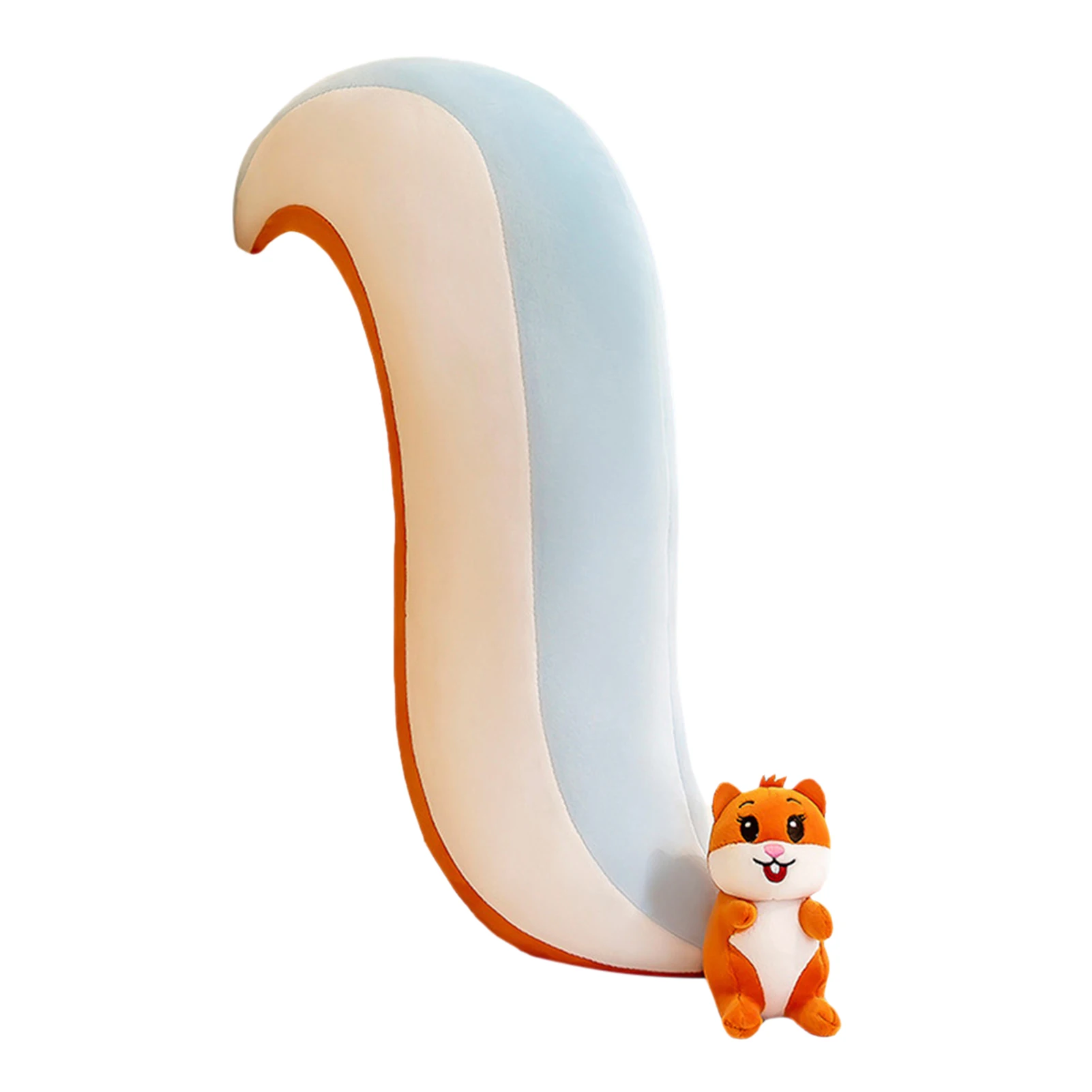 

Big-tailed Squirrel Stuffed Toy Soft Cuddly Friend Baby Sleeping Pillow Doll