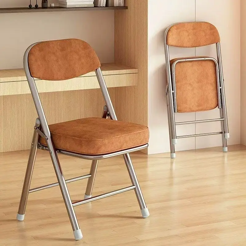 Folding thickened portable office chair conference chair training chair student dormitory computer chair dining chair