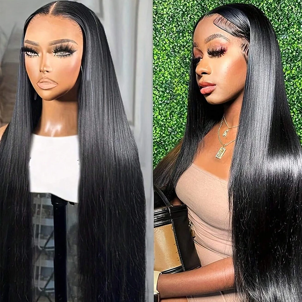 

Straight Lace Front Wigs Human Hair 13x6 Lace Front Human Hair Wigs For Black Women Bleach Knots Pre Plucked With Baby