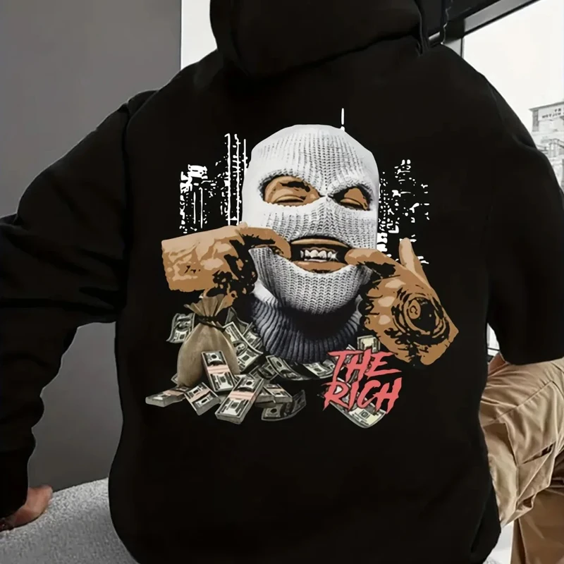 Sweat à capuche doux et confortable pour hommes, imprimé Avatar, à la mode, vêtements de rue urbains en plein air, Streetwear, nouvelle collection automne