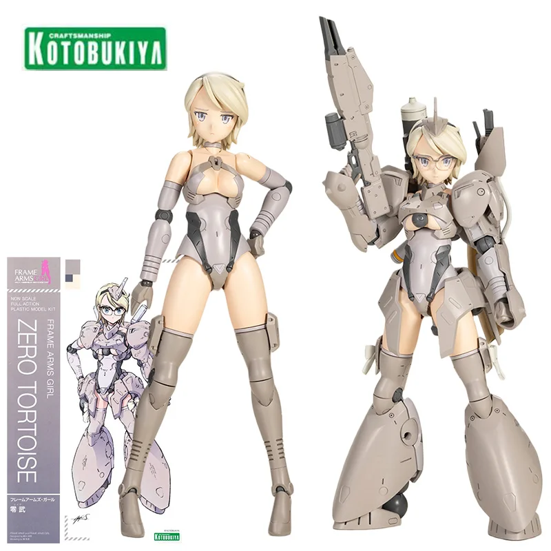 

Kotobukiya Frame Arms Girl FG026 Zero Tortoise Action Figures Frame Arms Girl Anime Model Kit Toys for Boys Original Box