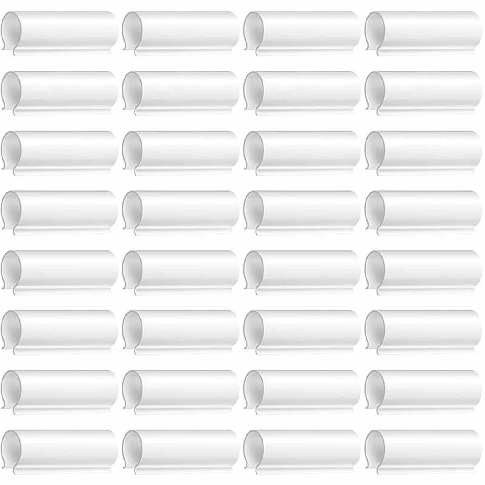 For PVC Conduits Bird Protection Clips Greenhouse Fasteners Gardening Projects No White 32 Piece Set Robust PP Material
