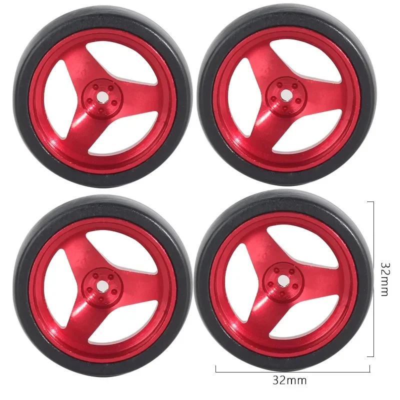 

1:18 for LD1801 RC Metal 32mm RC Hard Drift Tire Wheel Hard Tyre 1/18 RC Car Upgrade Parts