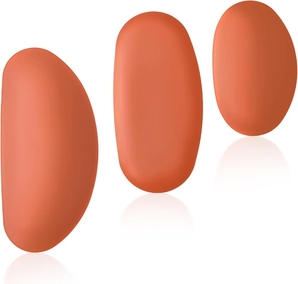 3 PCS Silicone Pottery Ribs, Clay Potter Tools Rubber Rib Tool for Pottery, Soft Clay Rib for DIY Crafting Modeling