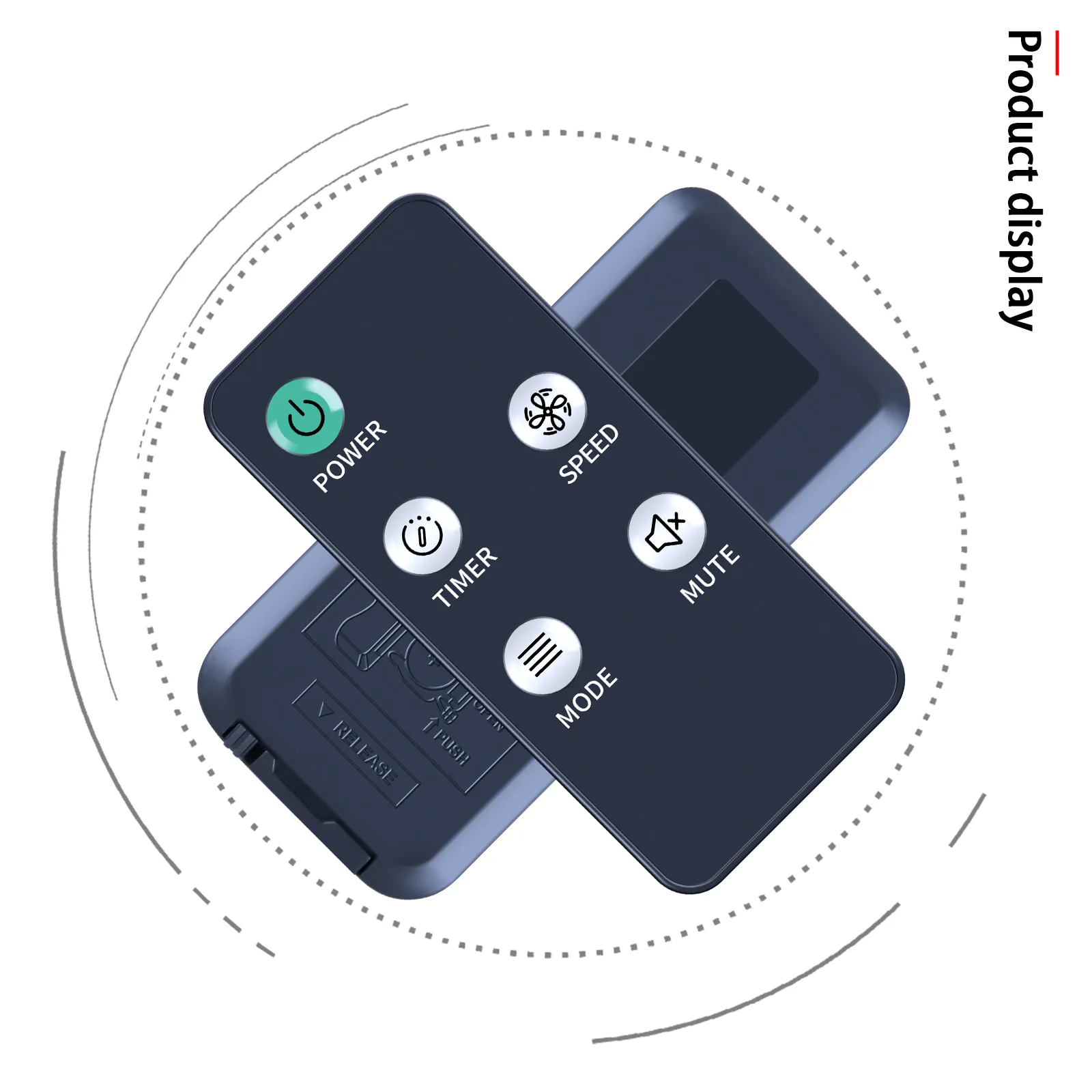 Holmes 16インチ銅デジタルメタルスタンドファン用の新しいリモコン