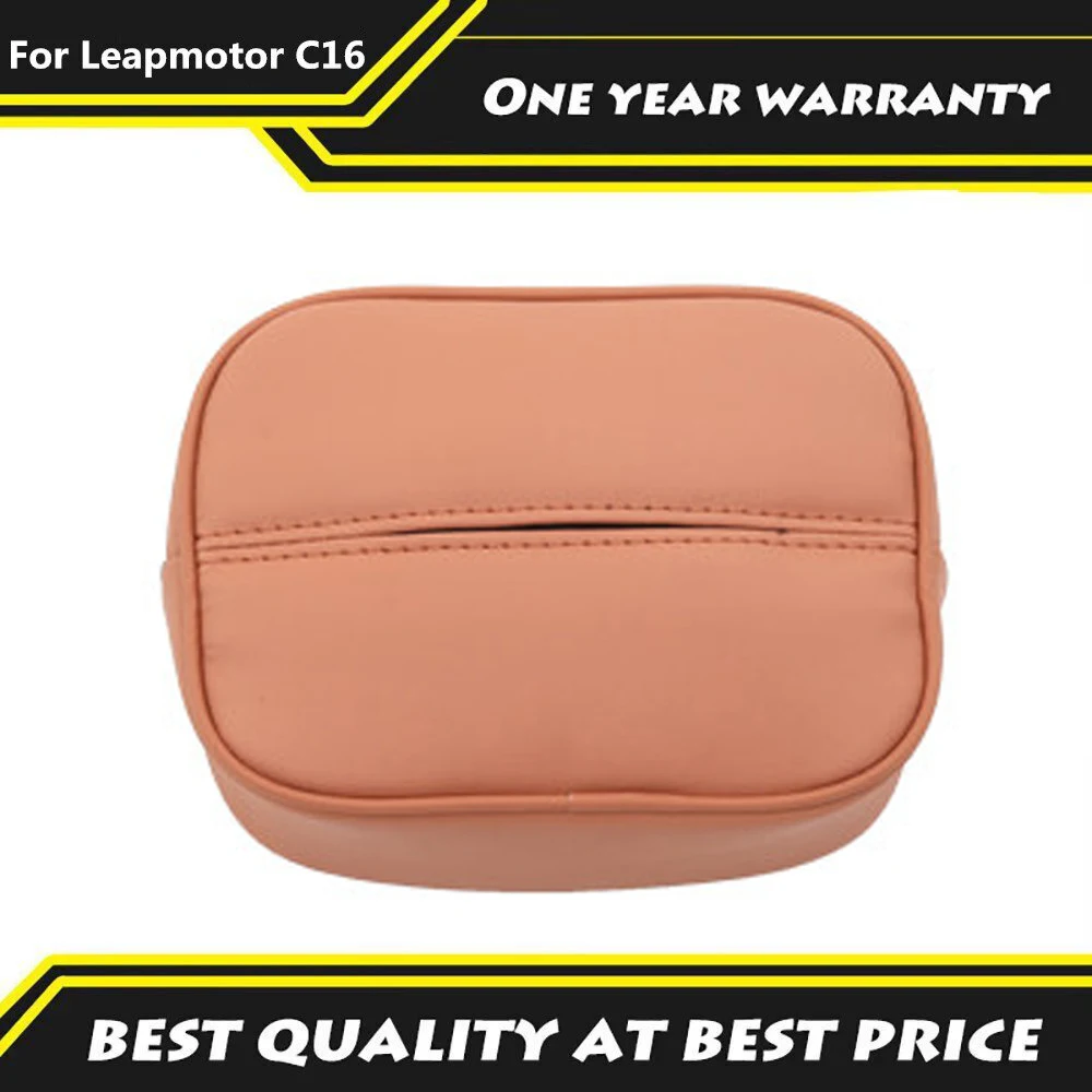 Fit For Leapmotor C16 2024 2025 2026 Tissue Box Car Back Special Hanging Bag Drawn Paper Cover Interior Modification Accessories