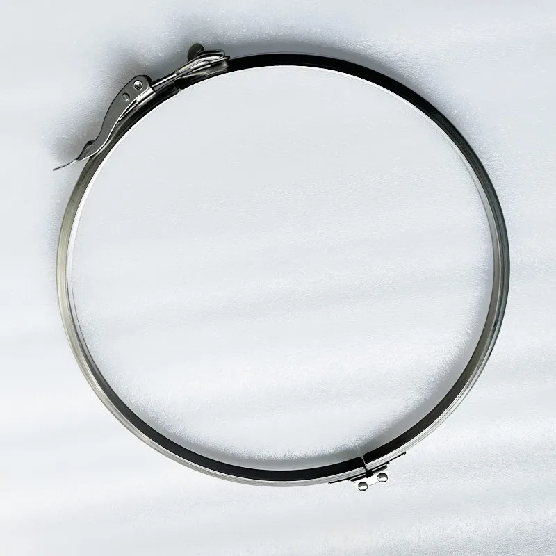 Sanitary Clamp For The Lid Of Tank,OD350mm Tank Fixture For Distillation Brewing Whiskey Or Brandy  304 Stainless Steel