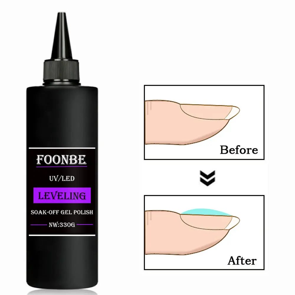 330g Bae Gel Remover temperato opaco Top Coat Vernice semipermanente UV Soak Off Gel funzionale per unghie